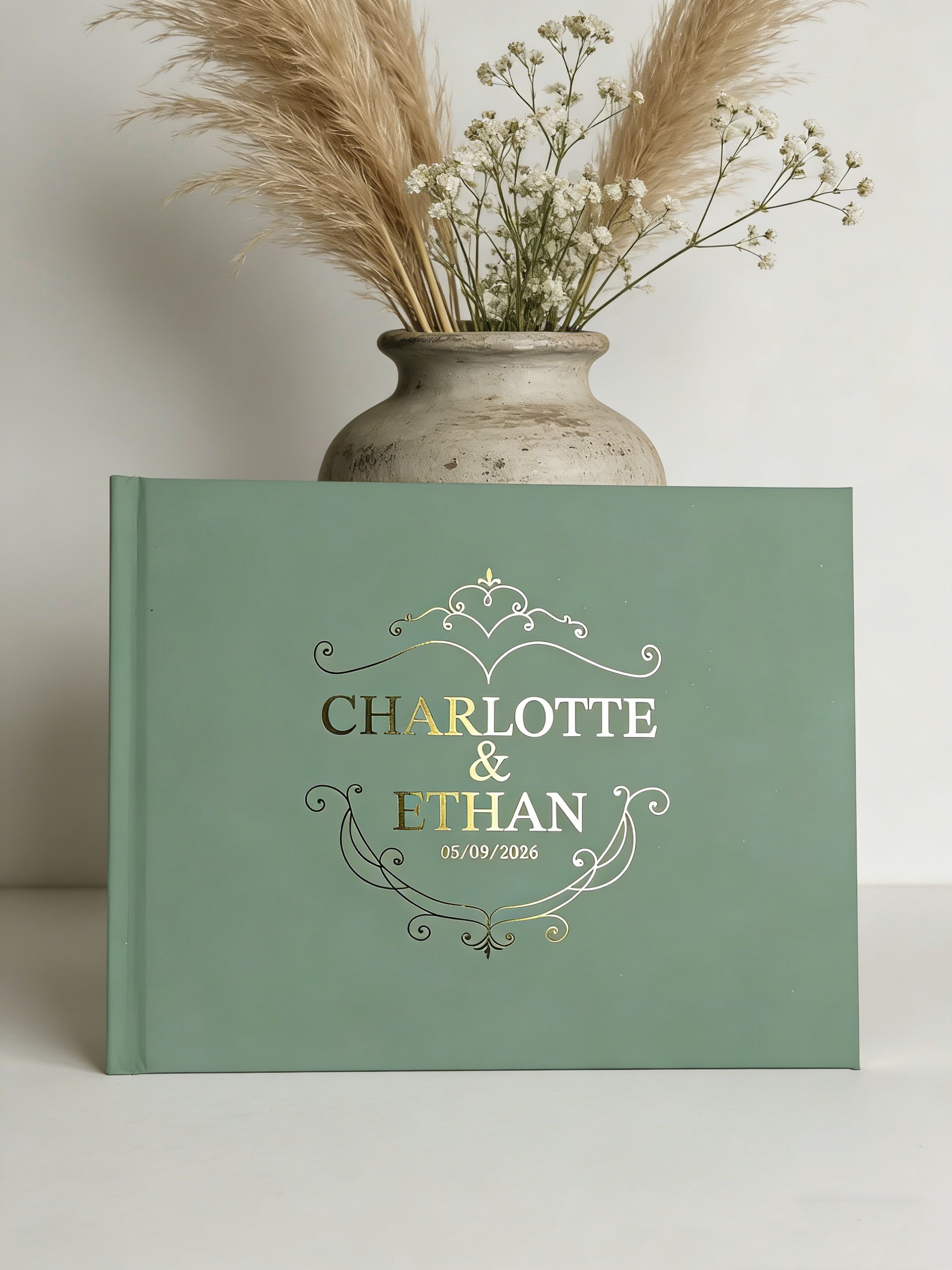 Custom Photo Book - Personalized Wedding Guest Book Custom Photo