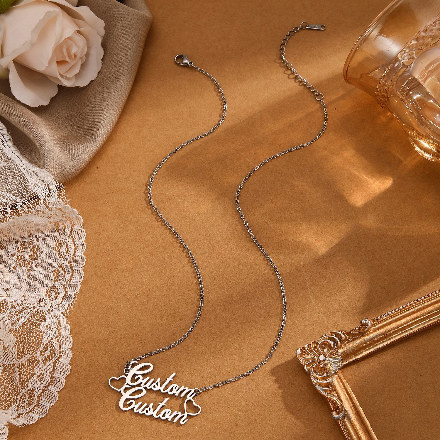 1pc Stainless Steel Customized - Name Necklace Custom recensie en prijs