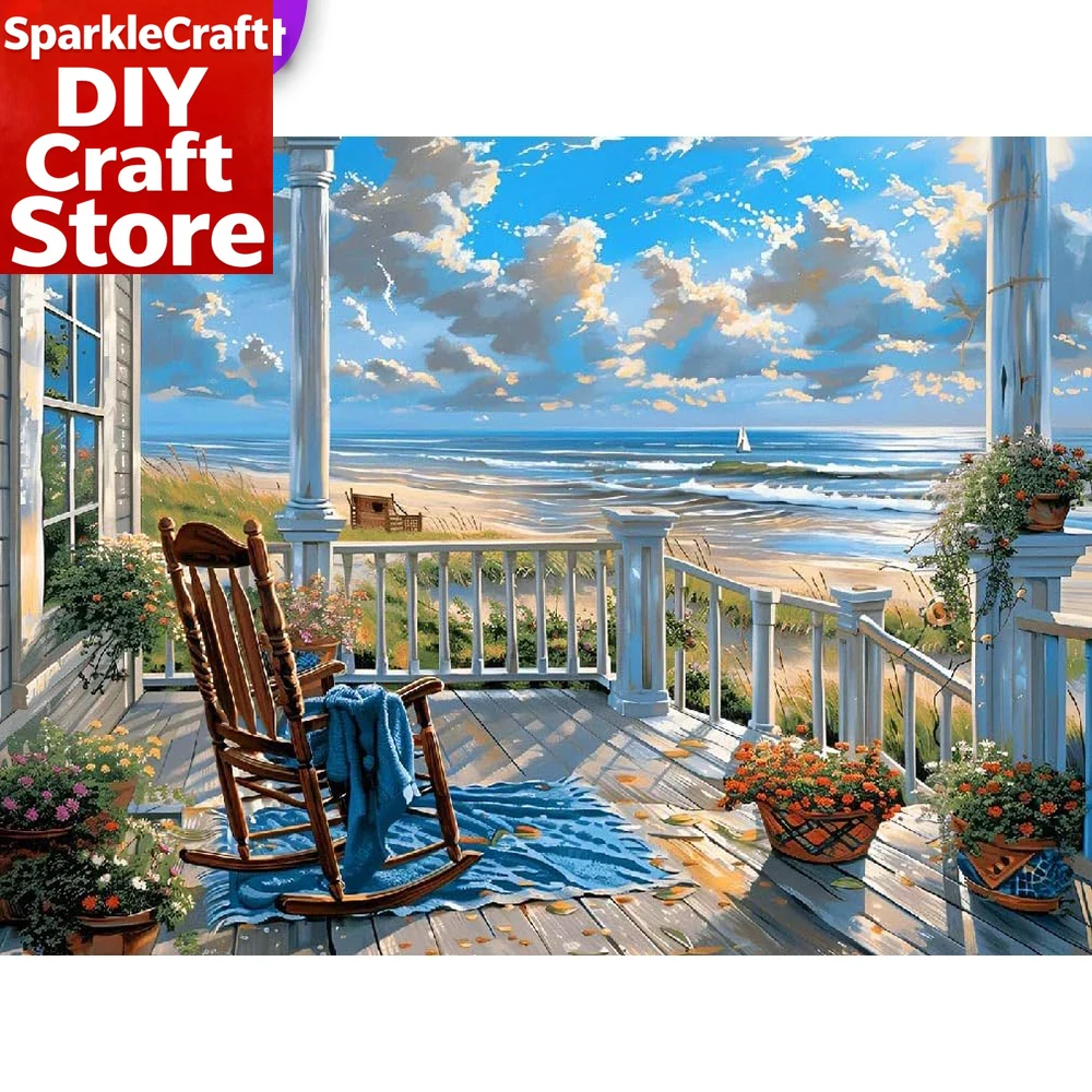1PC frameless  Full Square Rou - Photo Mosaic Print recensie en prijs