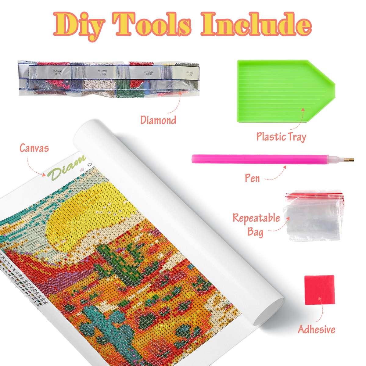 Frameless, DIY Diamond Paintin - Photo Mosaic Print recensie en prijs