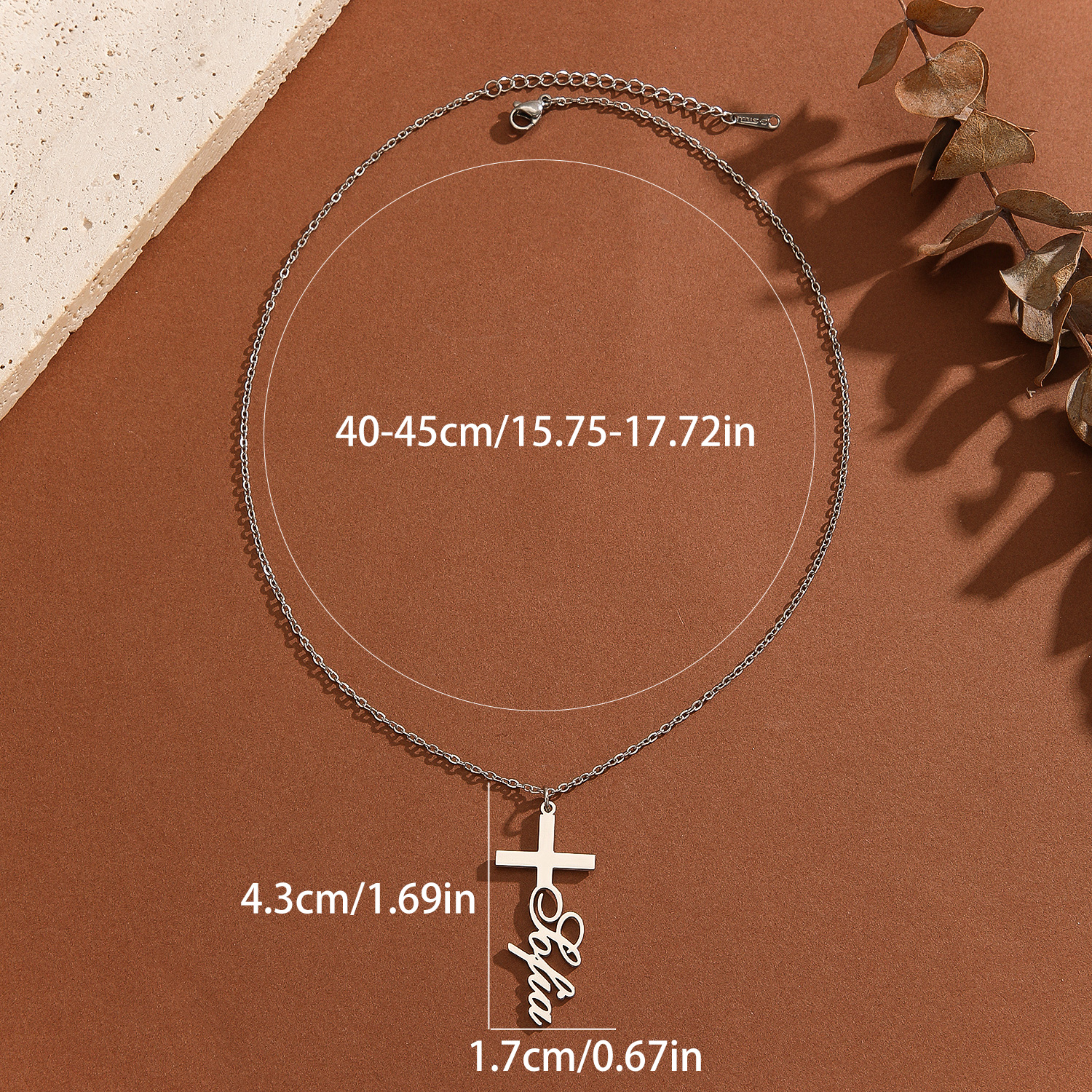 1pc Personalized Easter Gift S - Name Necklace Custom recensie en prijs