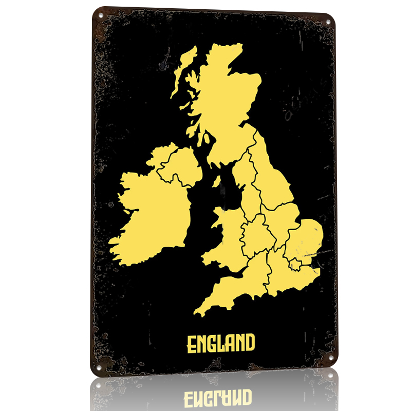 Map of England Printed Poster  - Custom Map Poster recensie en prijs