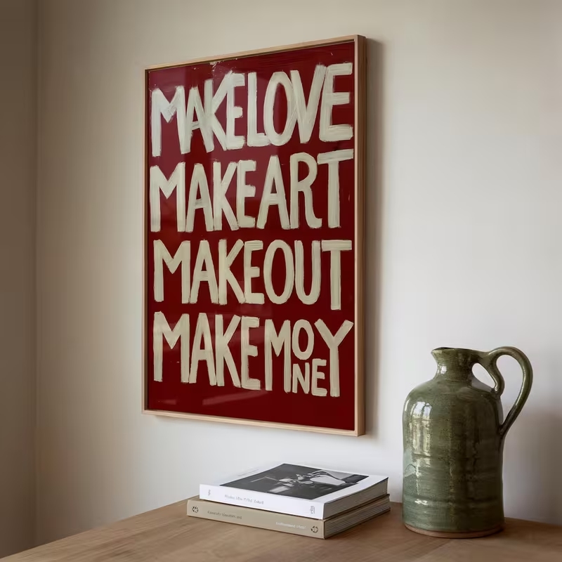 Modern,Retro Self Made Love Ki - Custom Map Poster recensie en prijs