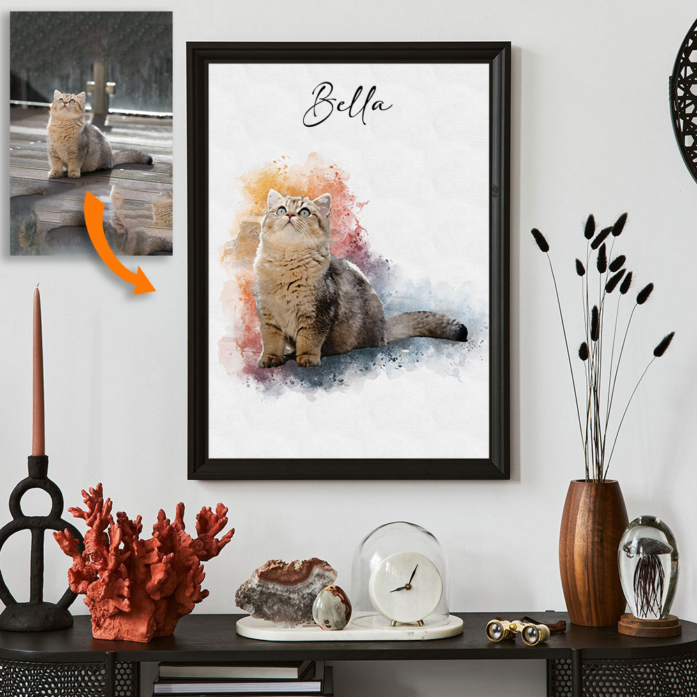 Custom Pet Portrait from Photo - Pet Portrait Custom recensie en prijs