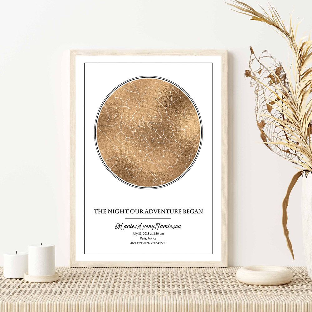 Personalized Star Map Poster B - Custom Star Map recensie en prijs