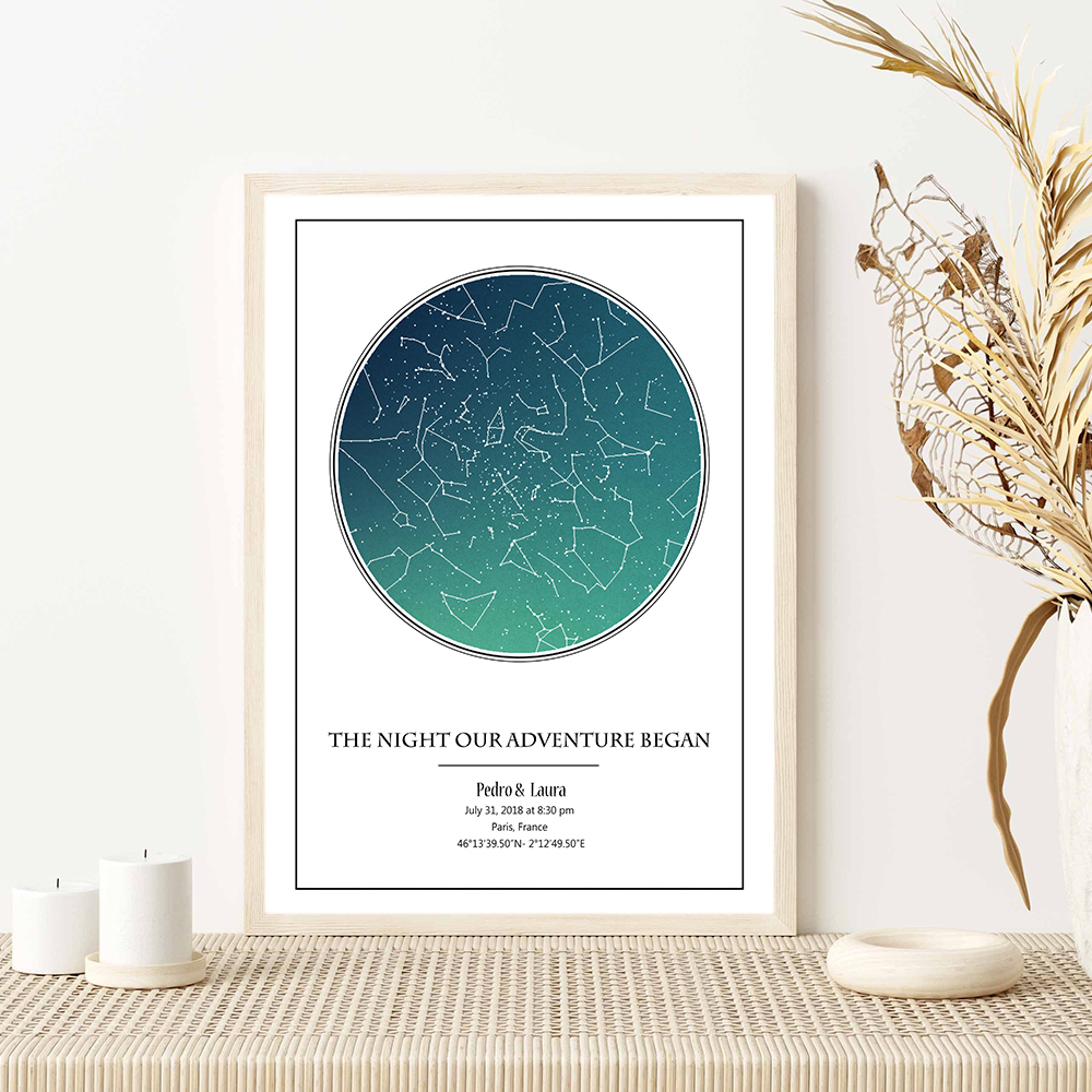 Personalized Star Map Poster B - Custom Star Map recensie en prijs