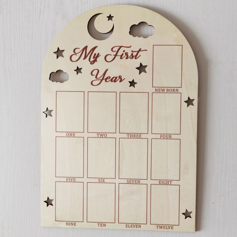 Wooden Baby Commemorative Phot - Engraved Wood Frame recensie en prijs