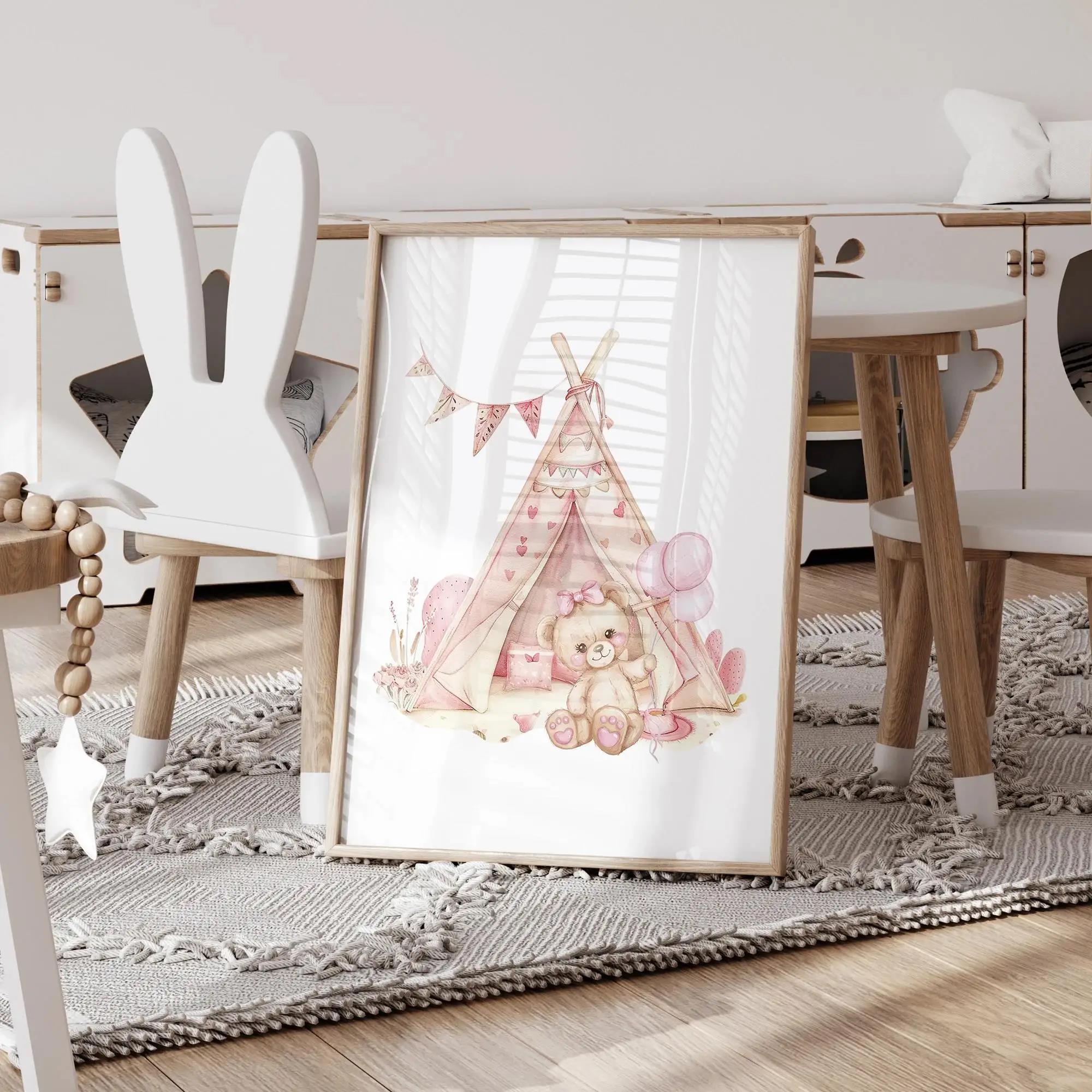 Pink Dream Bear Carousel Tent  - Personalized Name Box recensie en prijs