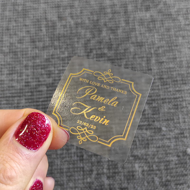 Custom Gold Foil Wedding Favor - Personalised Candle Label recensie en prijs