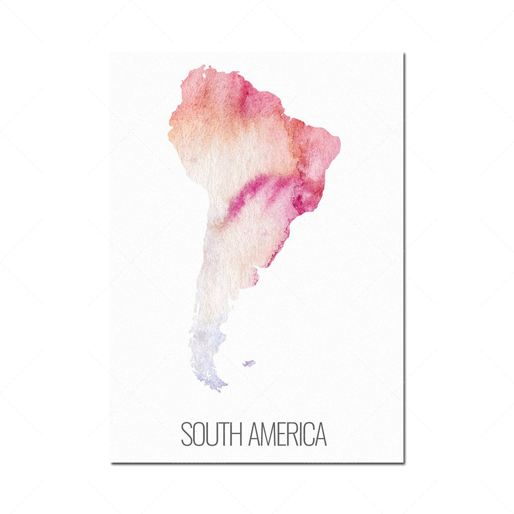 6 continent poster set, North  - Custom Star Map recensie en prijs