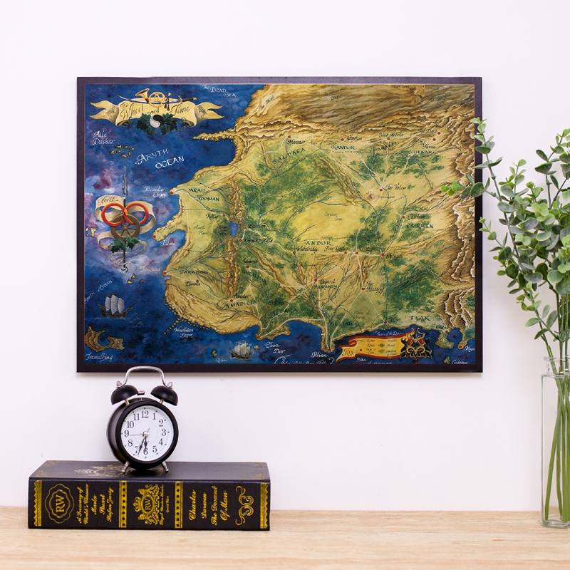 The Wheel of Time Map Poster P - Custom Star Map recensie en prijs