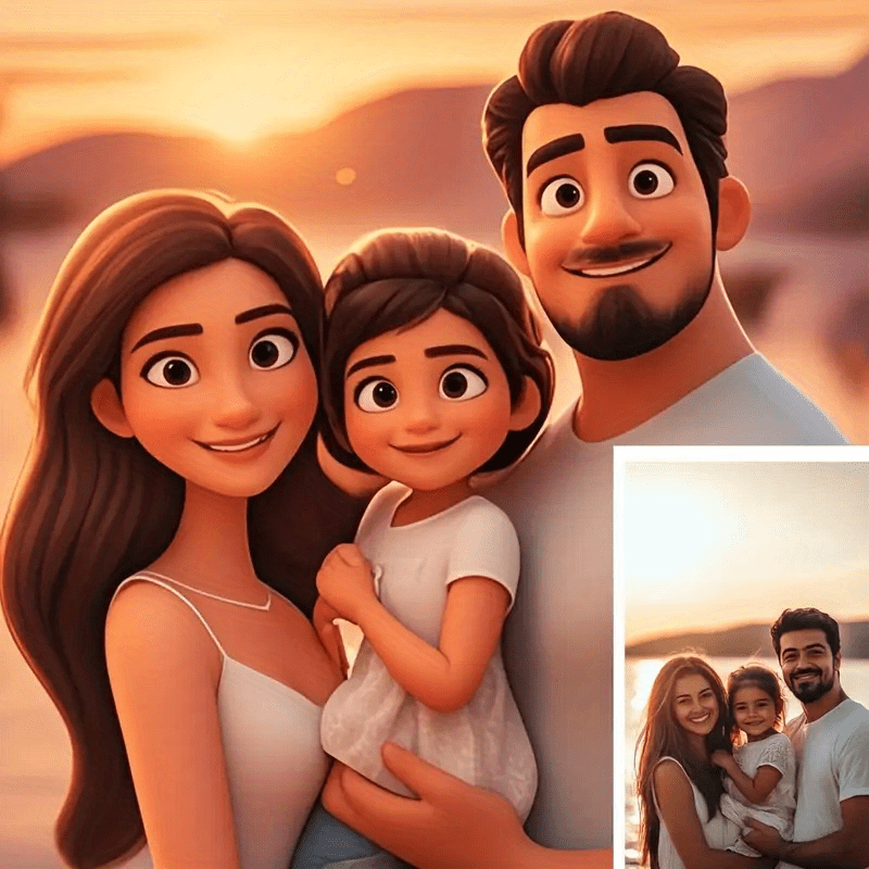 Customizable Cartoon Portrait  - Pet Portrait Custom recensie en prijs