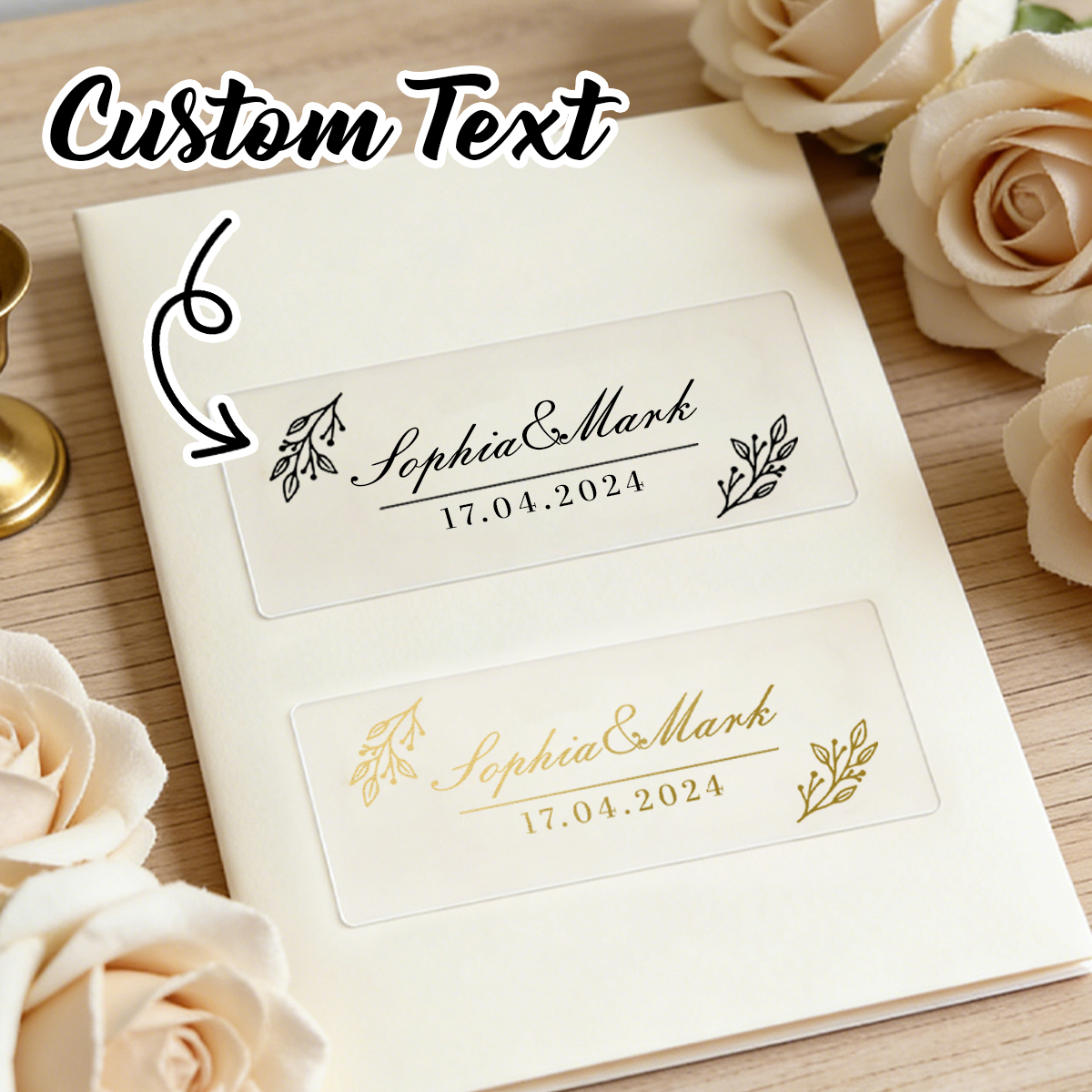 30-300Pcs Custom Wedding Stick - Personalised Candle Label recensie en prijs