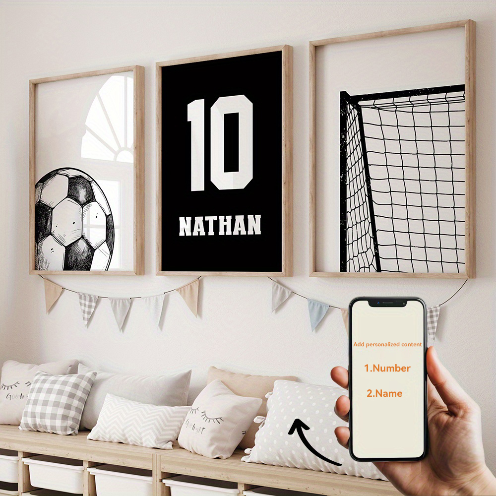 Custom Name and Number Soccer  - Personalized Name Box recensie en prijs
