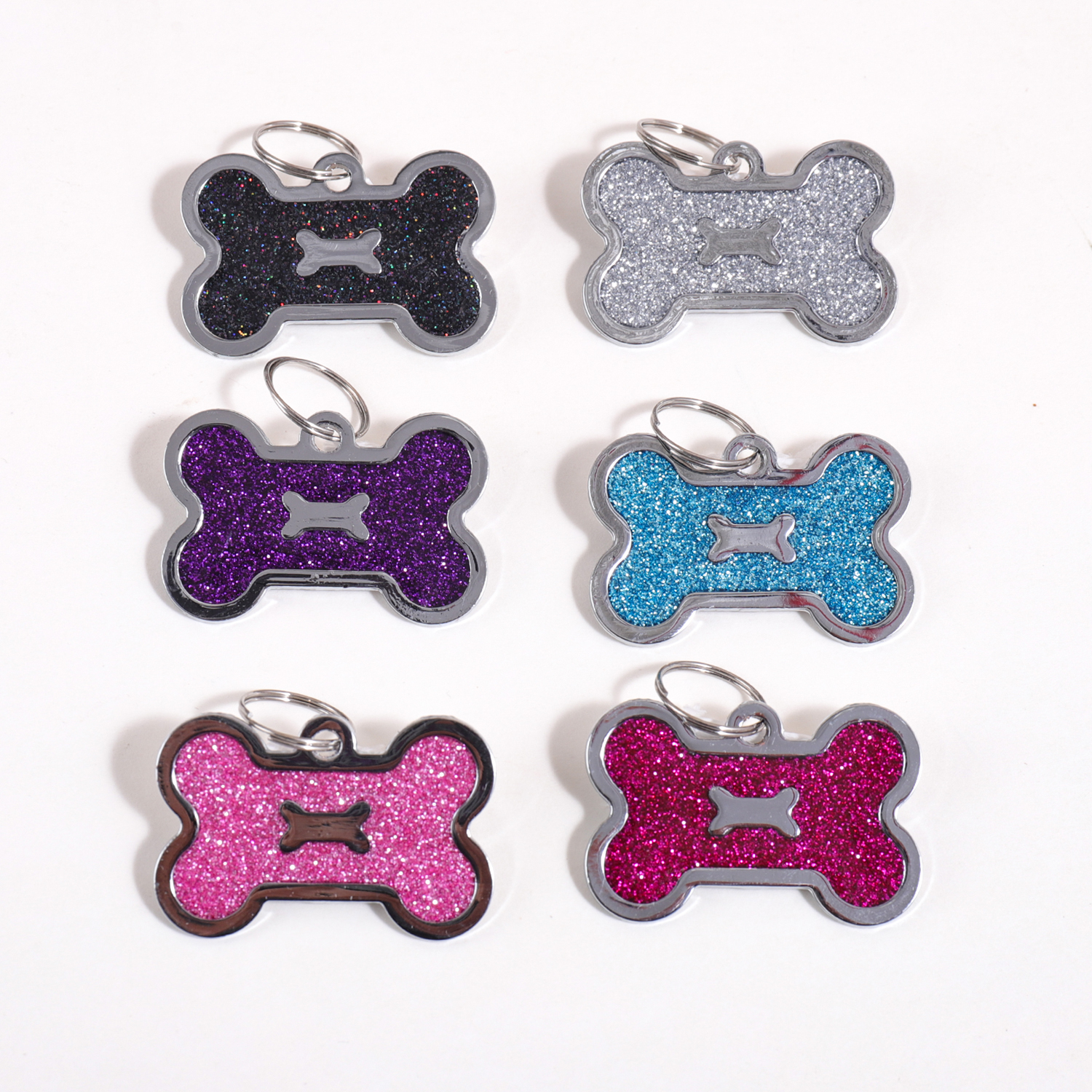 Glitter Custom Text Dog Tags C - Pet Portrait Custom recensie en prijs