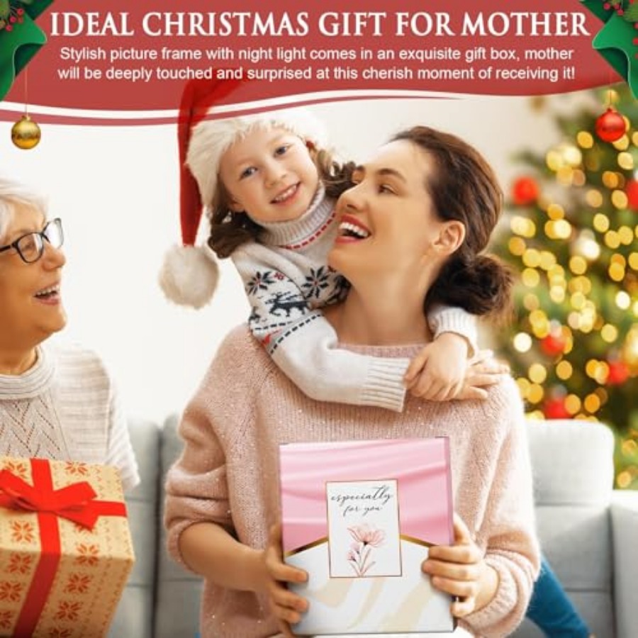 Mom Gifts from Daughters Son C - Engraved Wood Frame recensie en prijs
