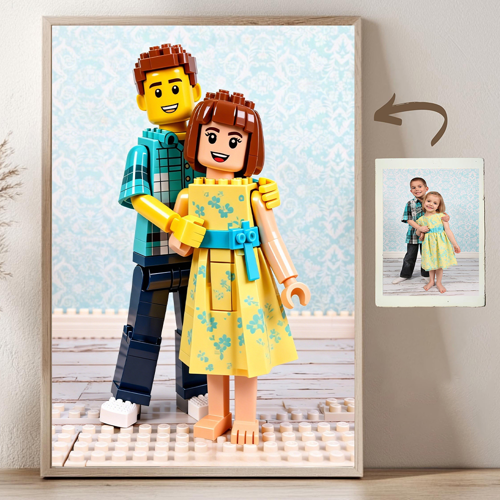 Custom Cartoon Building Block  - Custom Map Poster recensie en prijs