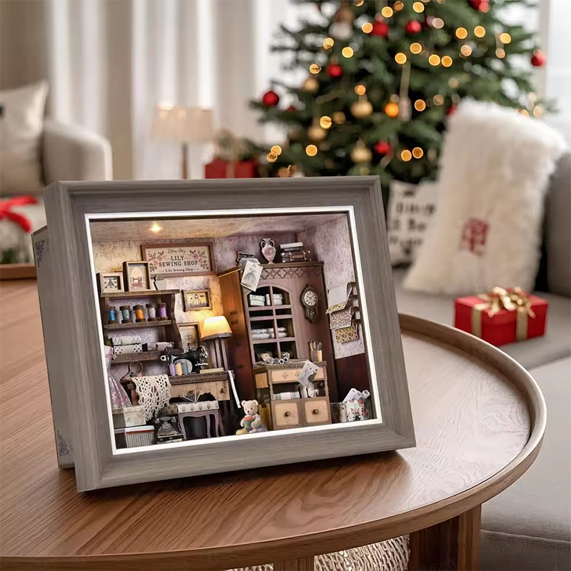 DIY Book Nook Kit 3D Miniature - Engraved Wood Frame recensie en prijs