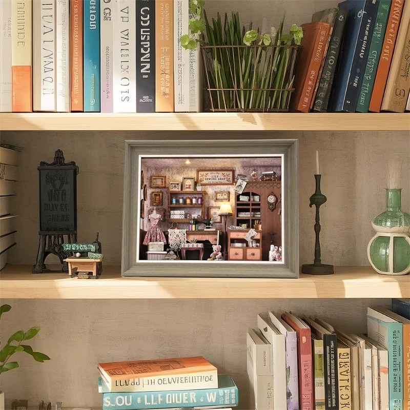 DIY Book Nook Kit 3D Miniature - Engraved Wood Frame recensie en prijs