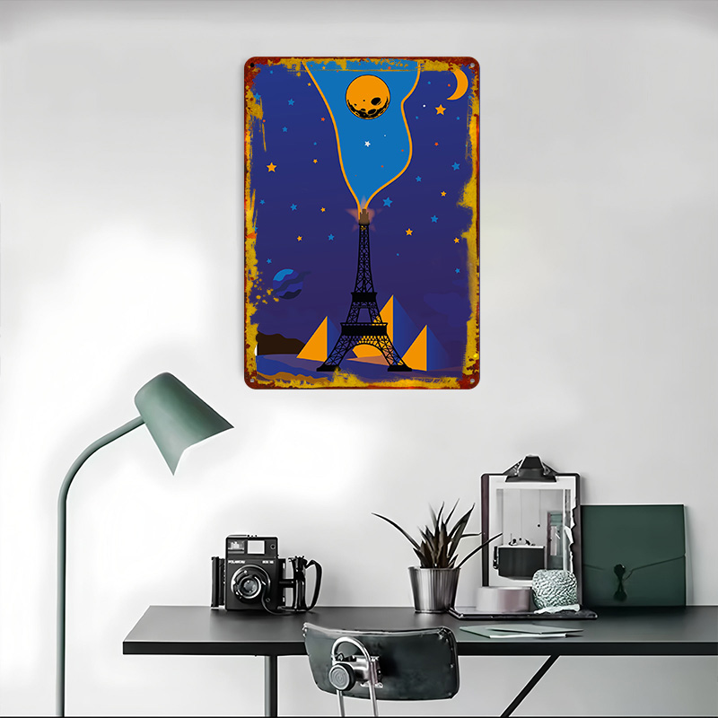 Eiffel Tower Night Sky Poster  - Custom Night Sky recensie en prijs