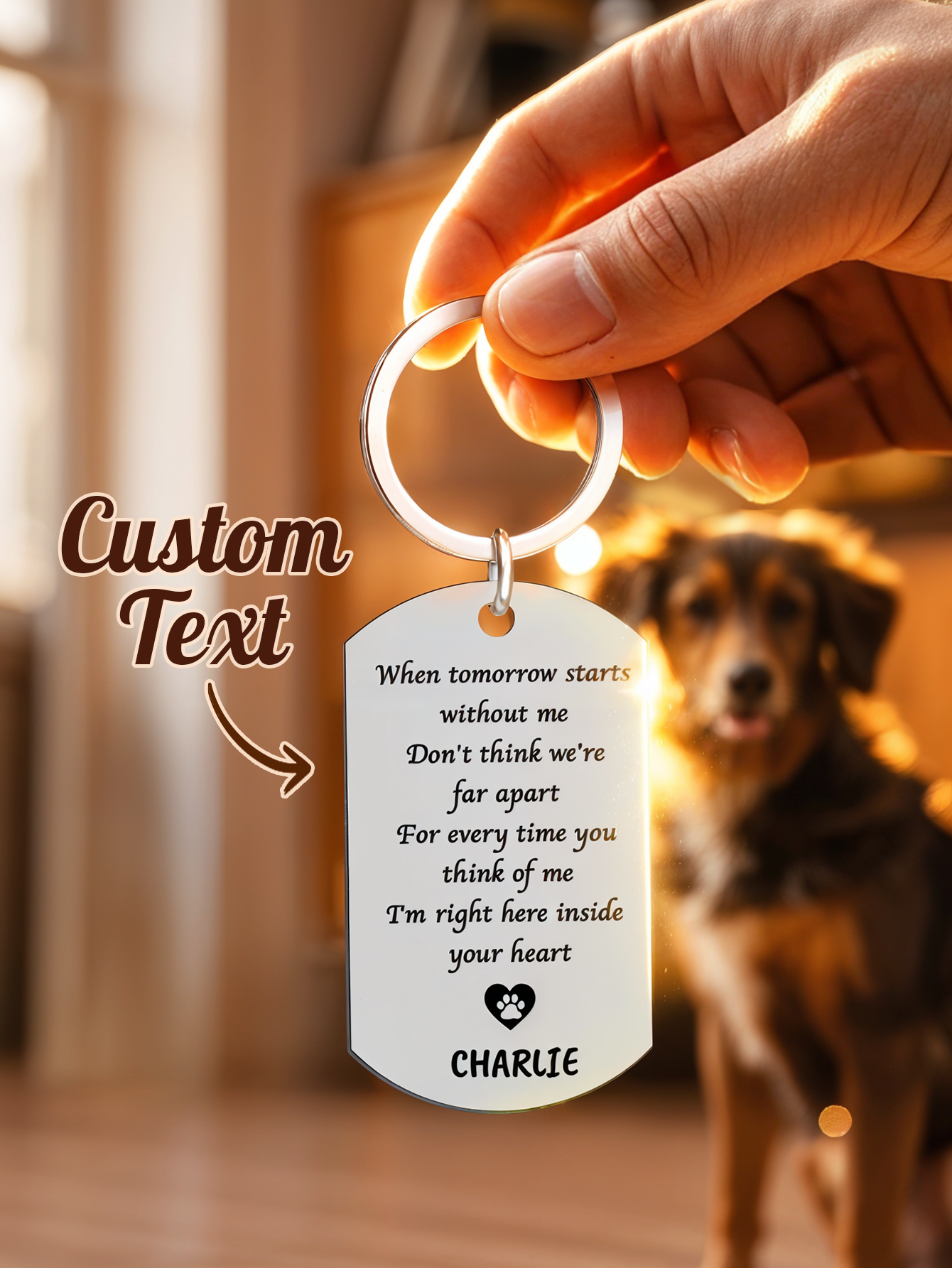 Personalized Pet Photo Keychai - Pet Portrait Custom recensie en prijs
