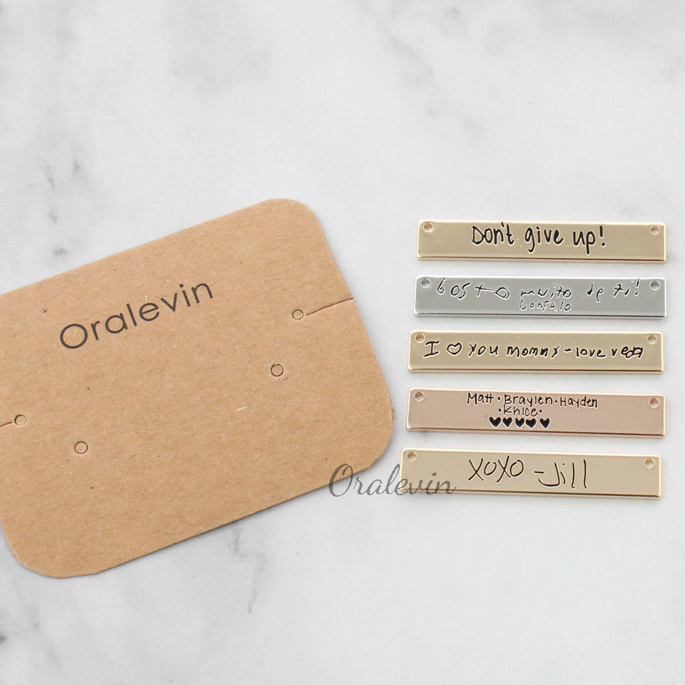 Personalized Custom Actual Han - Handwriting Necklace Bar recensie en prijs