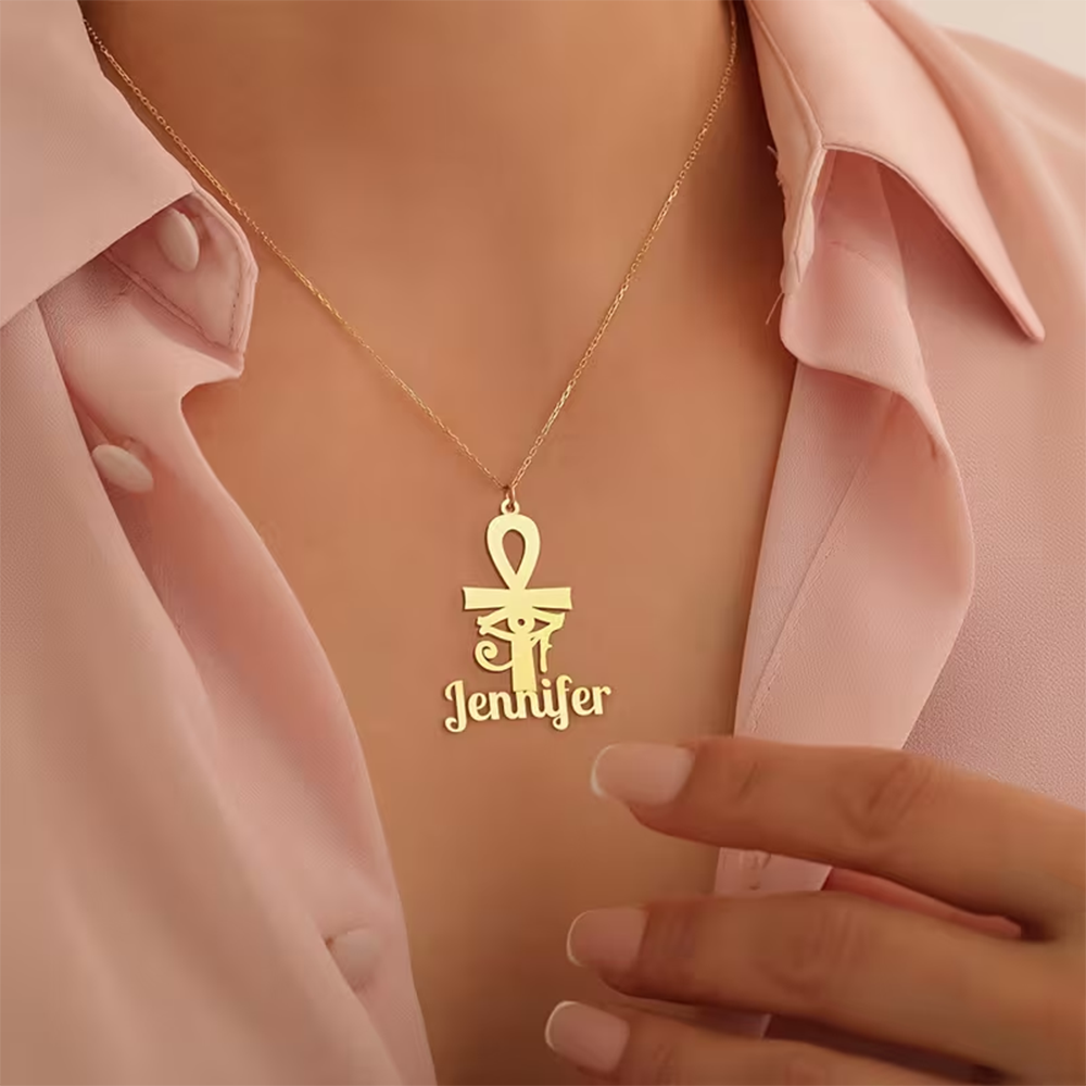 Custom Name Necklace Egyptian  - Name Necklace Custom recensie en prijs
