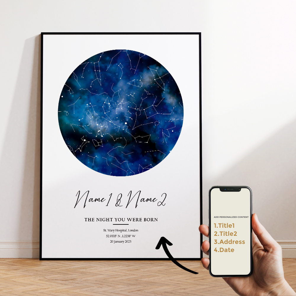 Modern Custom Personalized Nig - Custom Map Poster recensie en prijs