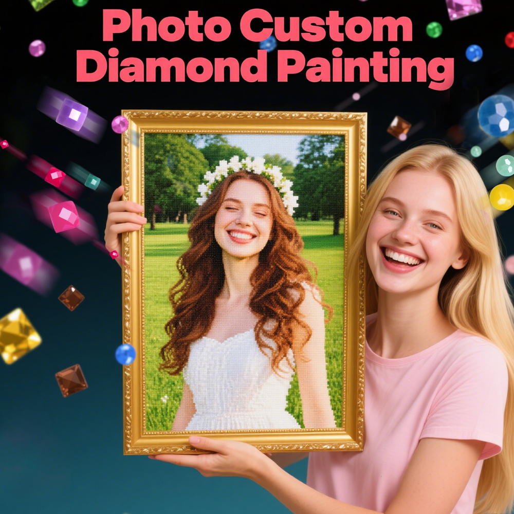 HUACAN Full Kits Diamond Paint - Photo Mosaic Print recensie en prijs