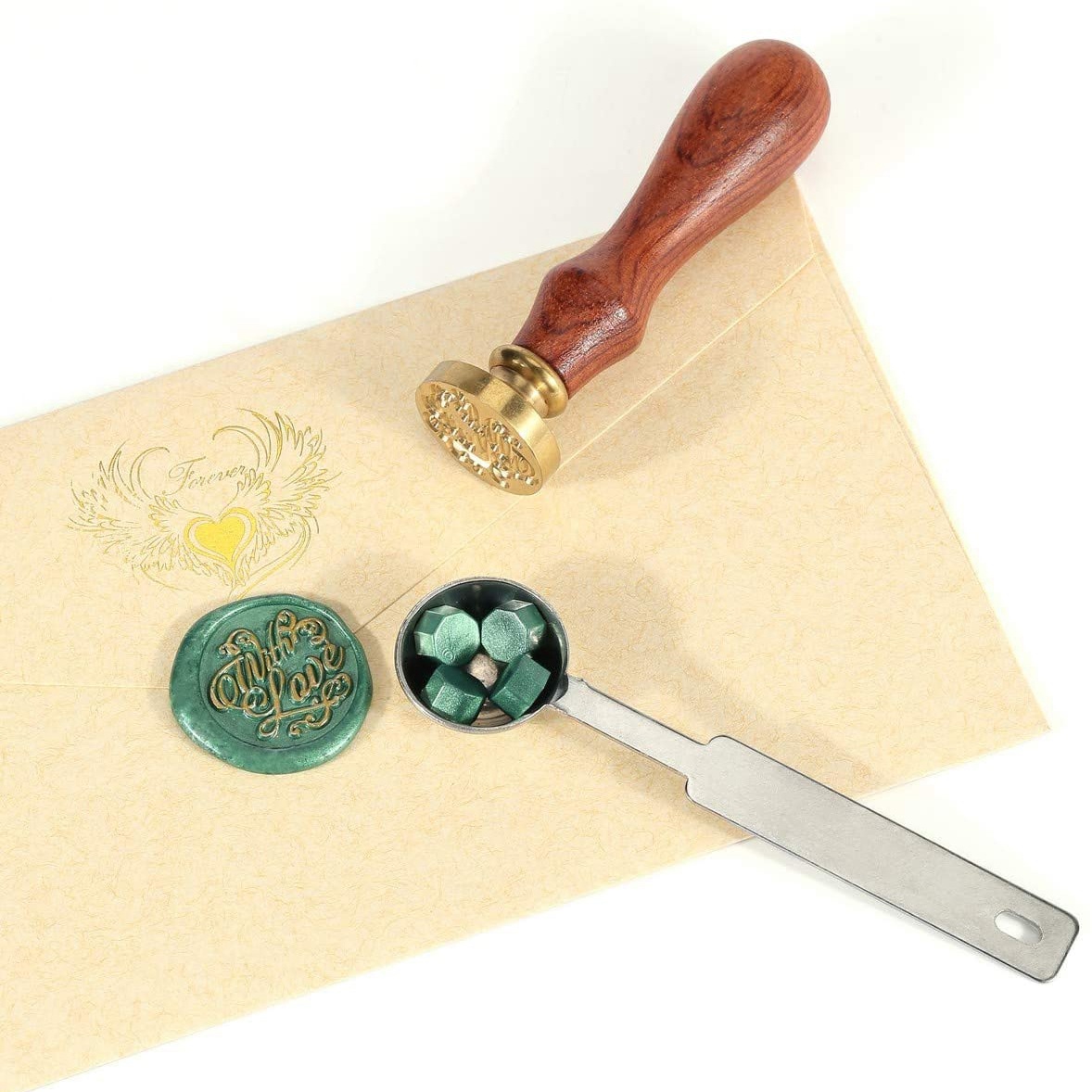 AT84-Sealing Wax Beads, 200 Pi - Wax Seal Letter Kit recensie en prijs