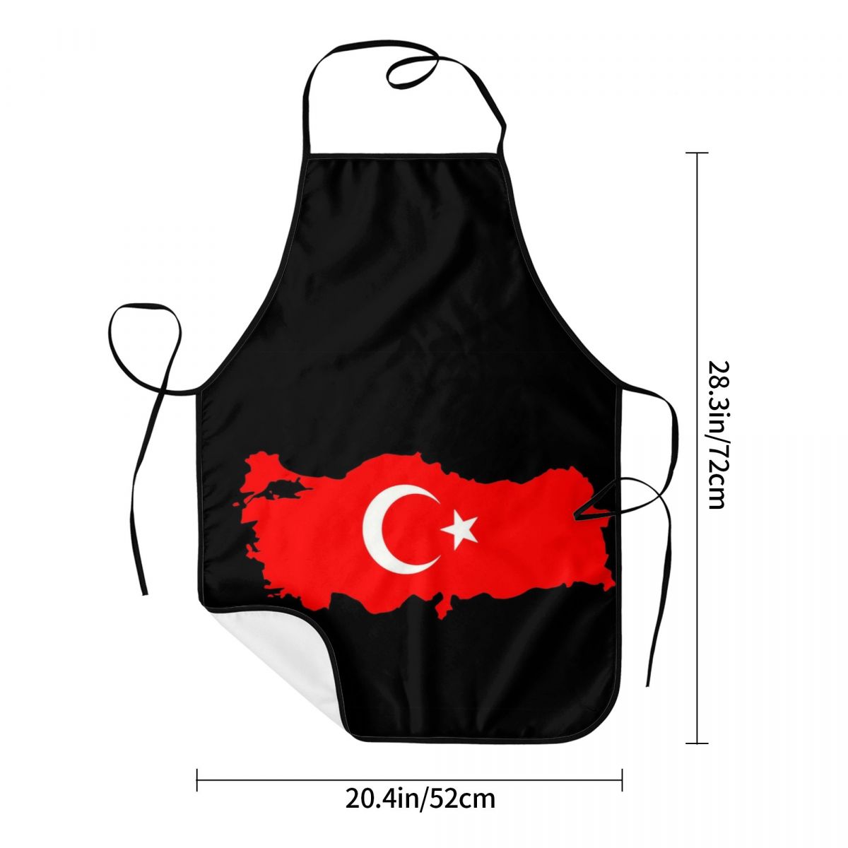 Custom Bib Turkey Flag Map Apr - Custom Star Map recensie en prijs
