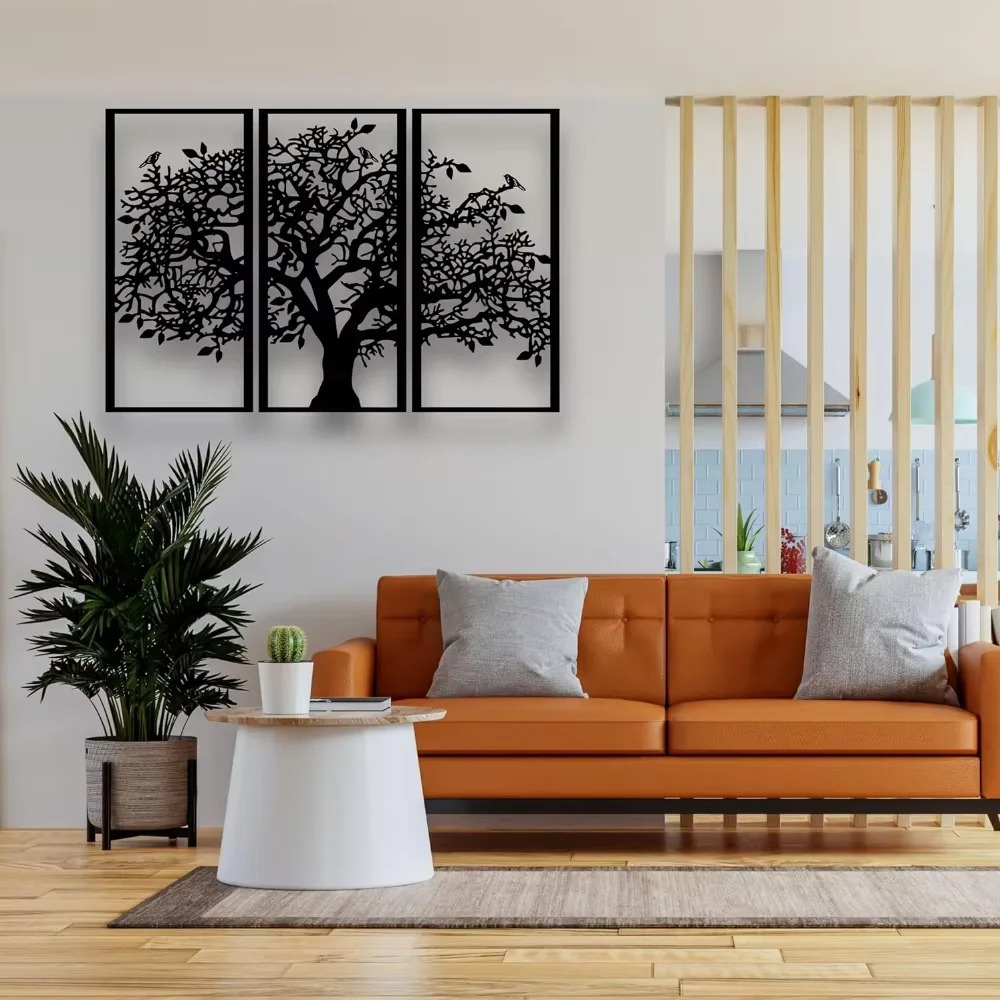 3Pcs Family Tree Metal Wall De - Family Tree Print recensie en prijs
