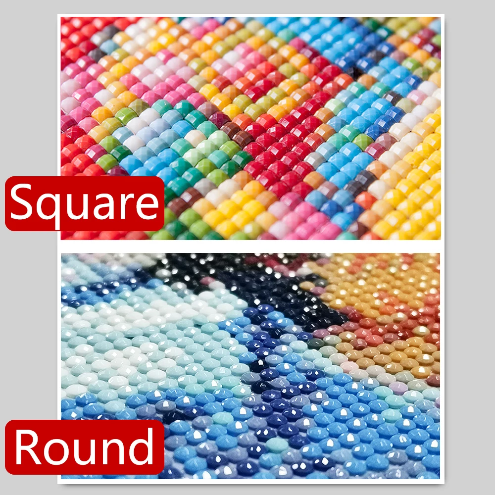 Frameless,5D DIY Square/Round  - Photo Mosaic Print recensie en prijs