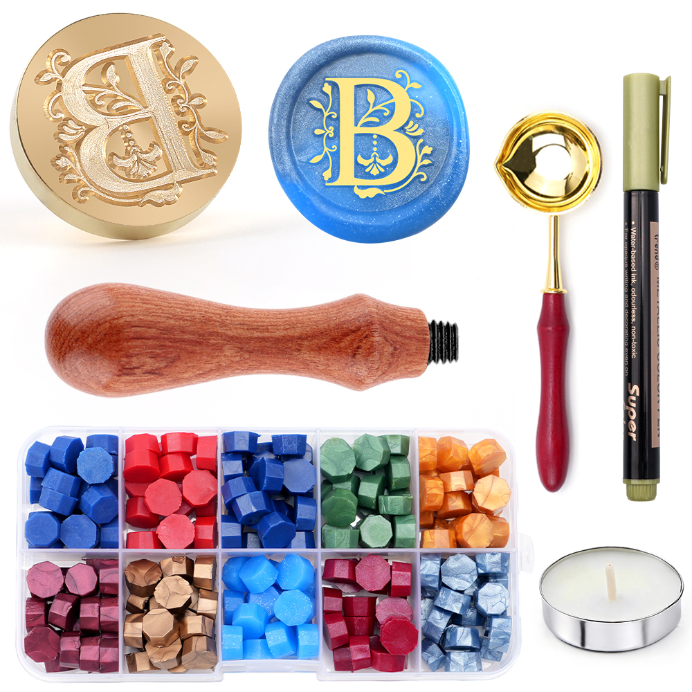 A-Z letter Wax Seal Stamp Kit  - Wax Seal Letter Kit recensie en prijs