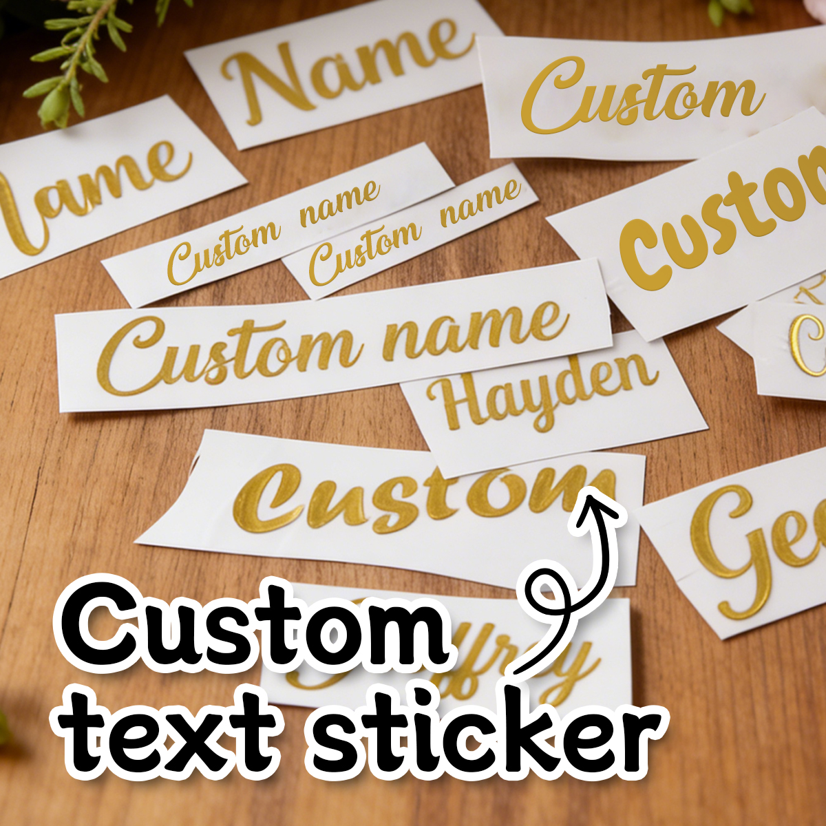Custom name stickers, custom g - Personalised Candle Label recensie en prijs