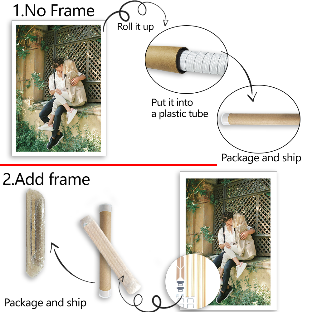 1 customized photo canvas, opt - Engraved Wood Frame recensie en prijs