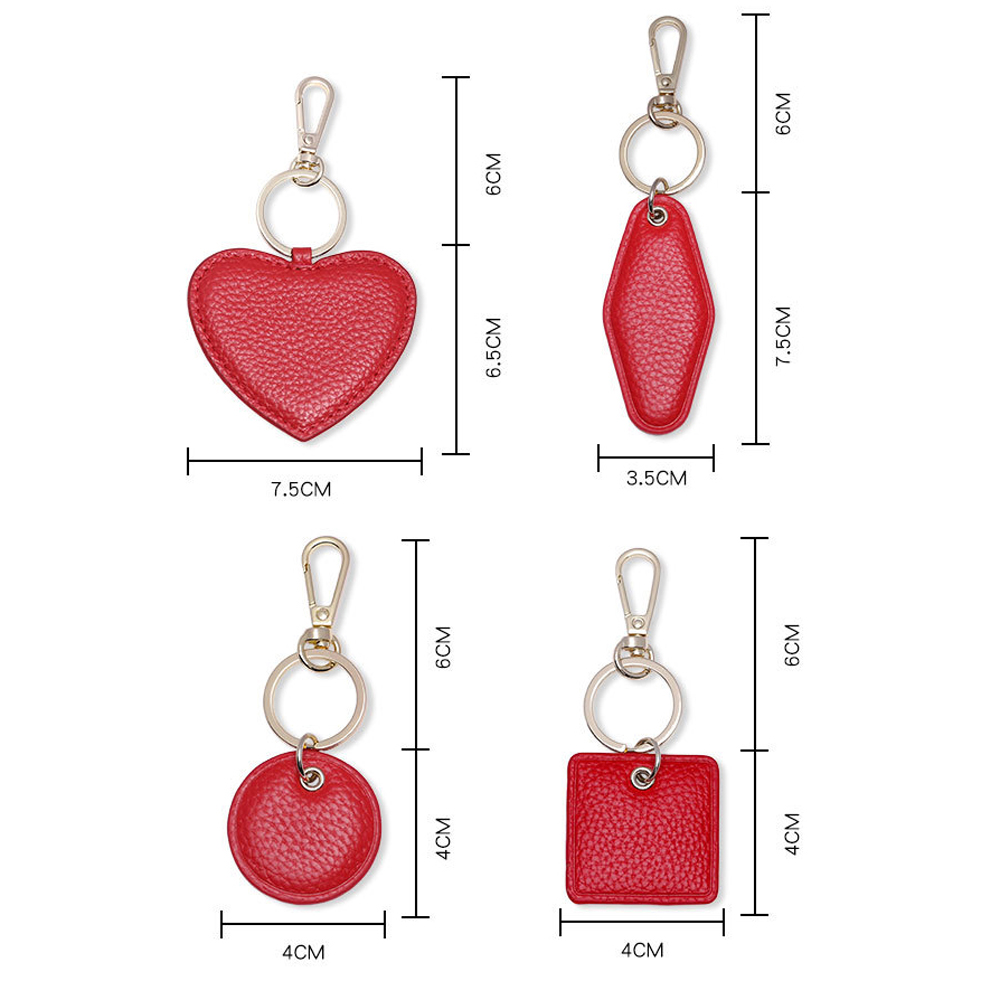 Custom Letters Leather Keychai - Monogram Keychain Leather recensie en prijs